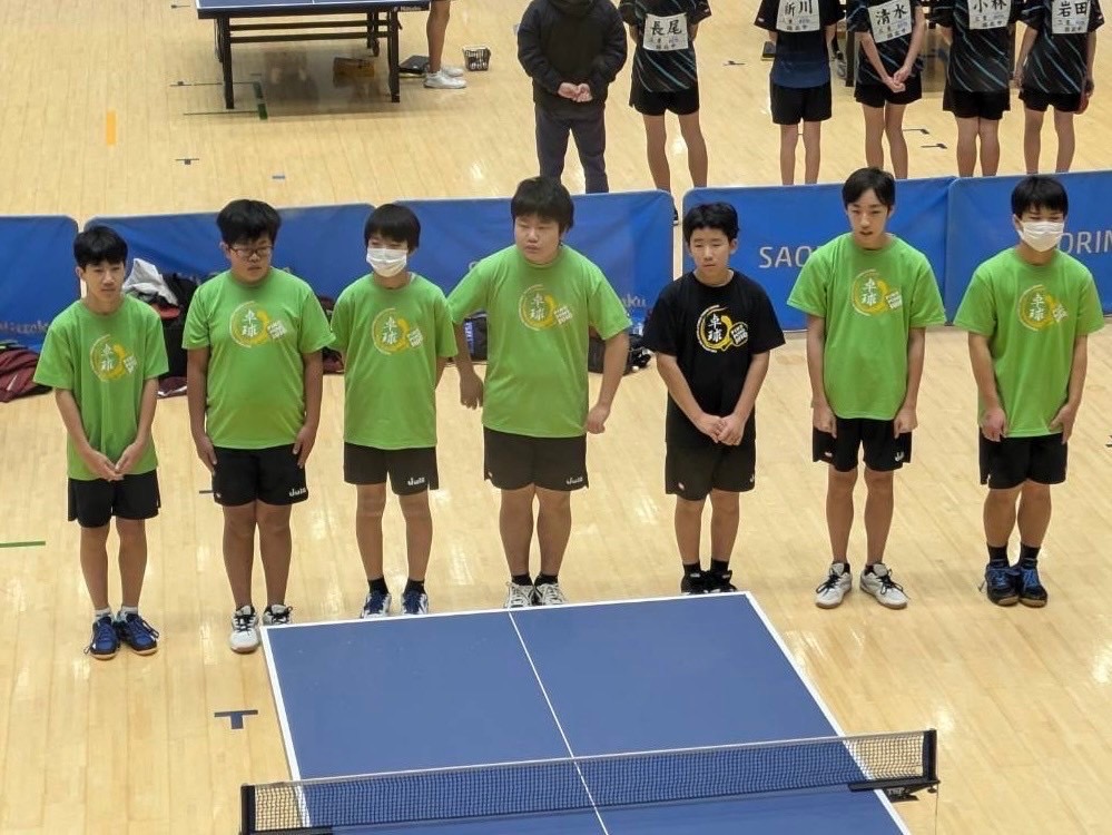 男子・女子卓球部】三重県知事杯第26回全国中学選抜卓球大会県予選会